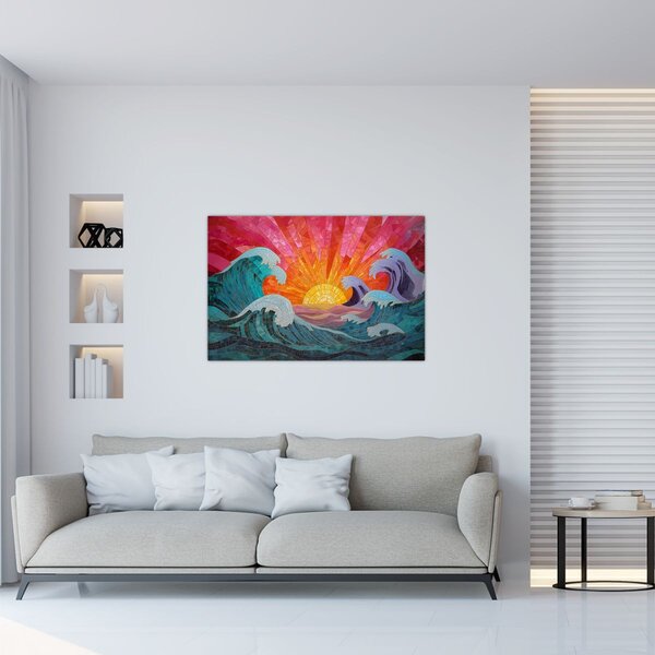 Slika - Mozaik valova (90x60 cm)