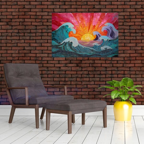 Slika - Mozaik valova (90x60 cm)