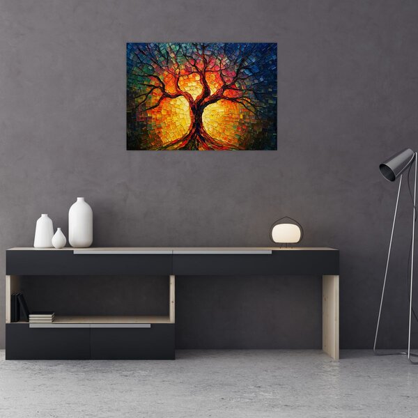 Slika - Stablo života u mozaiku (70x50 cm)