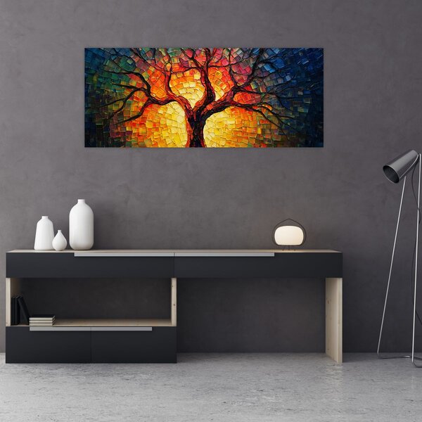 Slika - Stablo života u mozaiku (120x50 cm)