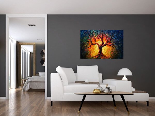 Slika - Stablo života u mozaiku (90x60 cm)