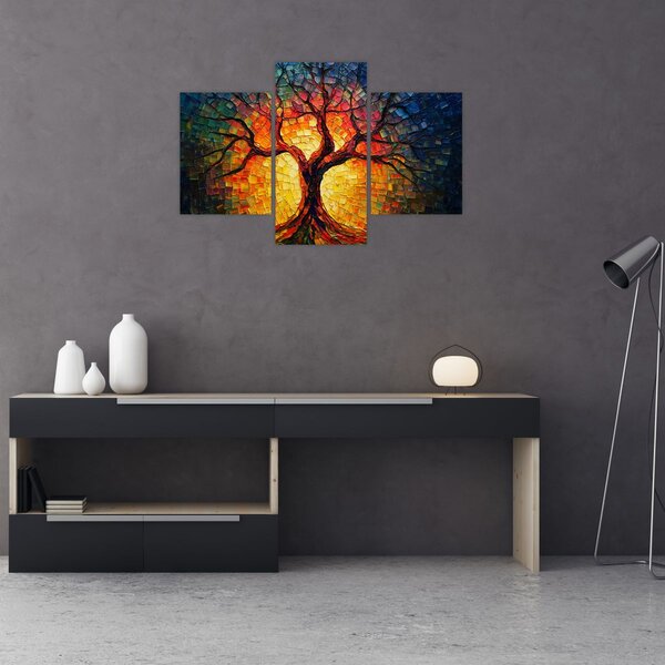 Slika - Stablo života u mozaiku (90x60 cm)