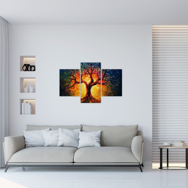 Slika - Stablo života u mozaiku (90x60 cm)