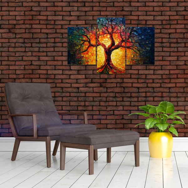 Slika - Stablo života u mozaiku (90x60 cm)