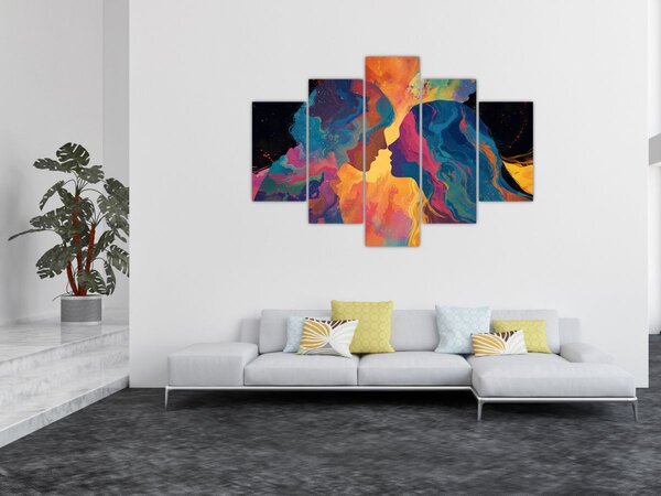 Slika - Kozmička ljubav (150x105 cm)
