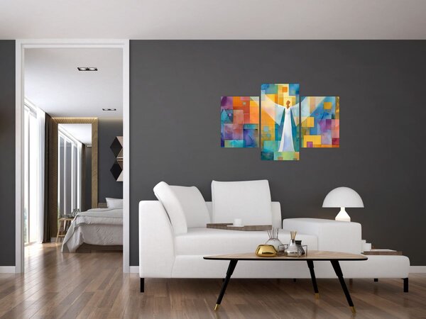 Slika - Geometrijski anđeo (90x60 cm)