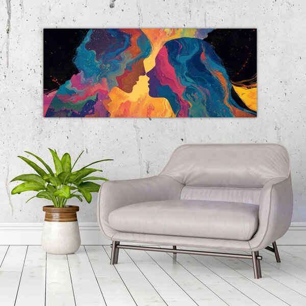 Slika - Kozmička ljubav (120x50 cm)