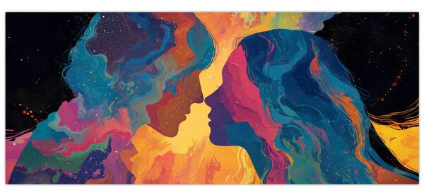 Slika - Kozmička ljubav (120x50 cm)