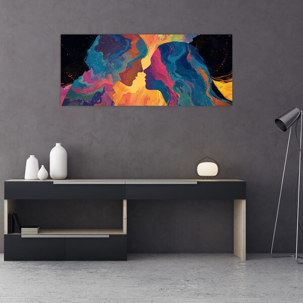 Slika - Kozmička ljubav (120x50 cm)
