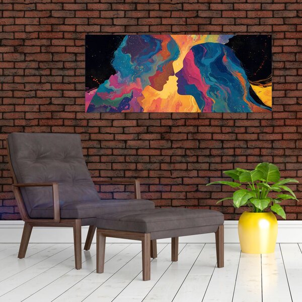 Slika - Kozmička ljubav (120x50 cm)