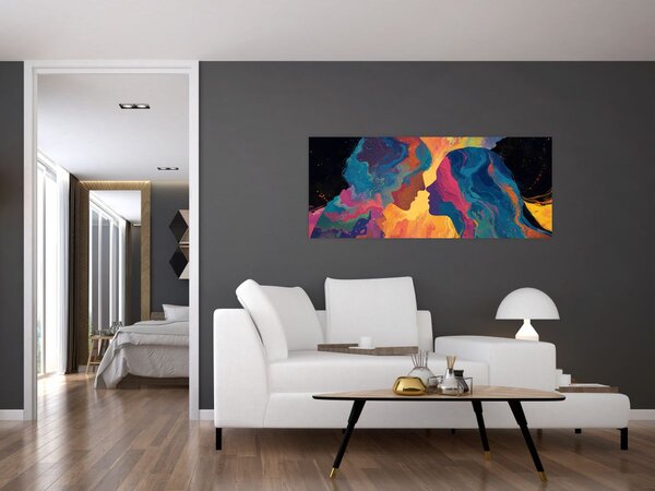 Slika - Kozmička ljubav (120x50 cm)