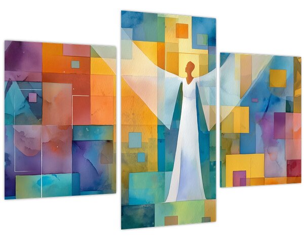 Slika - Geometrijski anđeo (90x60 cm)