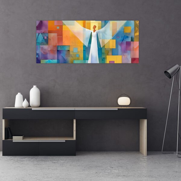 Slika - Geometrijski anđeo (120x50 cm)