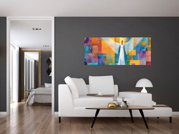 Slika - Geometrijski anđeo (120x50 cm)