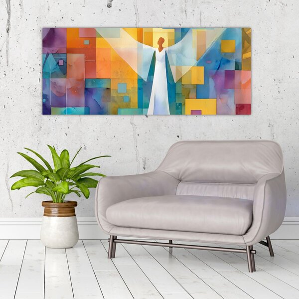 Slika - Geometrijski anđeo (120x50 cm)
