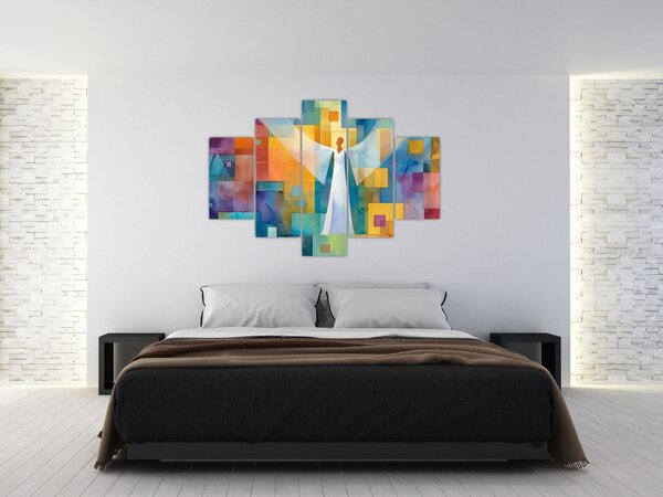 Slika - Geometrijski anđeo (150x105 cm)