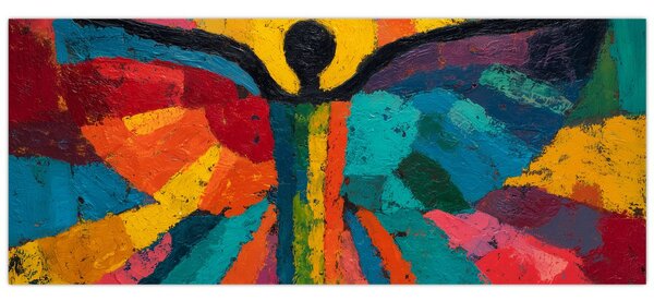Slika - Oslikani anđeo (120x50 cm)