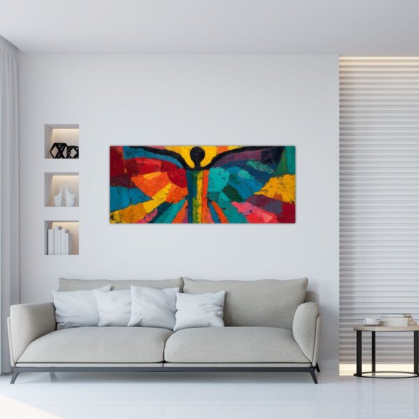 Slika - Oslikani anđeo (120x50 cm)