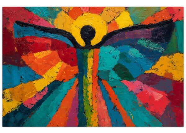 Slika - Oslikani anđeo (90x60 cm)