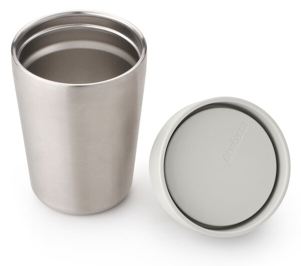 Svijetlo siva termo šalica 200 ml Make & Take – Brabantia