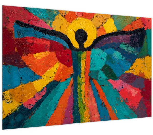 Slika - Oslikani anđeo (90x60 cm)