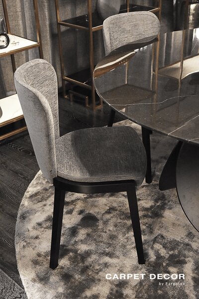 Tepih Aracelis Steel Grey Round