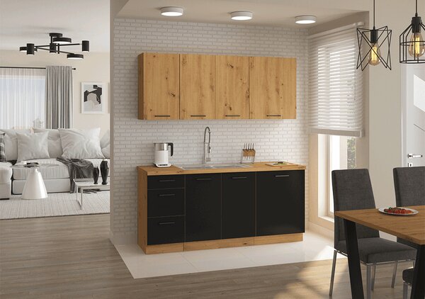 Zondo.hr Gornji kuhinjski ormarić- Kondela Meriel 50 GU-36 1F (hrast artisan). 1033985