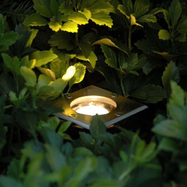 Ugradbeni reflektor čelik 10,5 cm IP65 - Basic Square