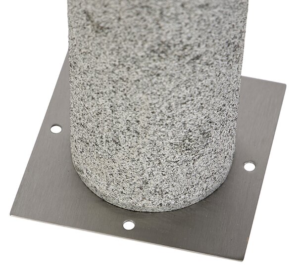 Moderna vanjska podna svjetiljka granit 40 cm - Happy