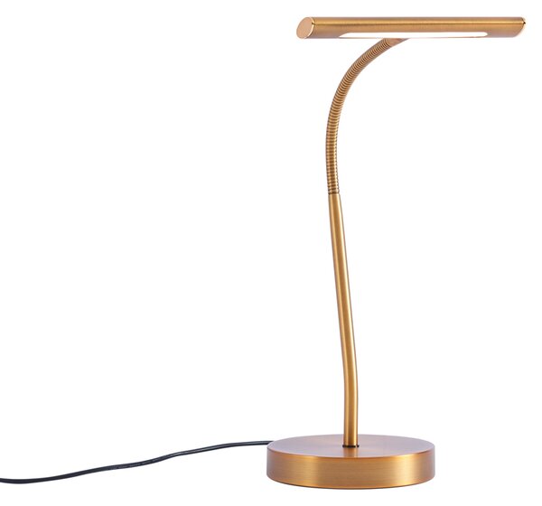 Stolna svjetiljka u stilu Art Deco brončana s LED - Tableau