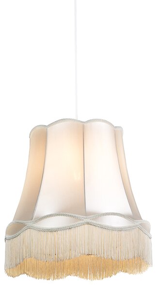 Retro viseća svjetiljka krem 45 cm - Granny