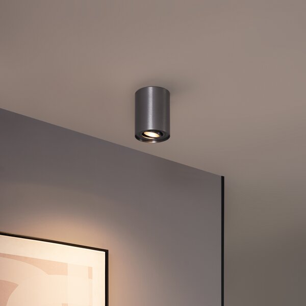 Moderno ugradno reflektorsko svjetlo tamnosivo GU10 50 mm podesivo - Rondoo Up