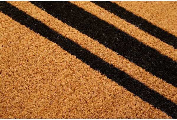 Otirač od kokosovih vlakana 55x125 cm Black Stripe – Premier Housewares
