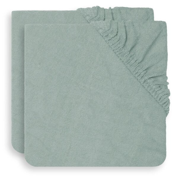 JOLLEIN navlaka za podlogu za presvlačenje 2/1, 50x70cm terry ash green