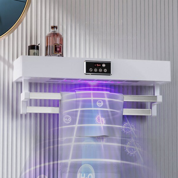 UV sušilica za ručnike, ElectricSun STANDARD White, 450W, za kupaonicu i kuhinju, 60 cm