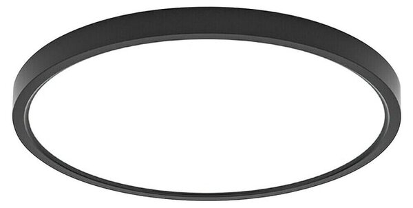 Green Tech Okrugla stropna LED svjetiljka (24 W, Ø x V: 40 cm x 24 mm, Crna)