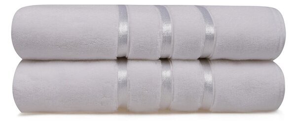 Set od 2 bijela pamučna ručnika Hobby Dolce, 70 x 140 cm