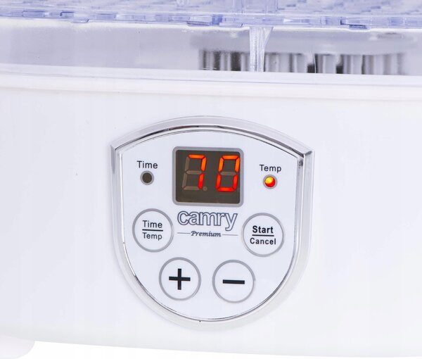 240W Električna sušilica za gljive, voće i povrće do 70 ° C LCD