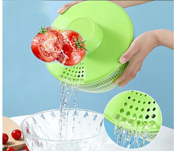 Električni asovi. Salata i sušilica za povrće 4L - Centrifuga USB