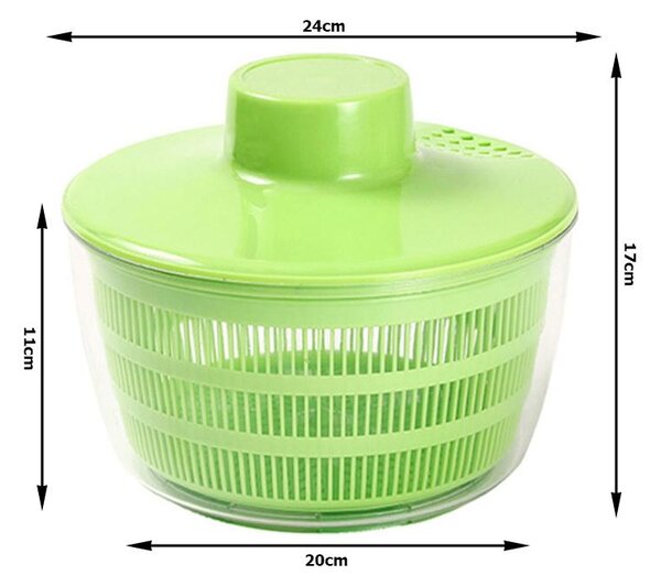 Električni asovi. Salata i sušilica za povrće 4L - Centrifuga USB