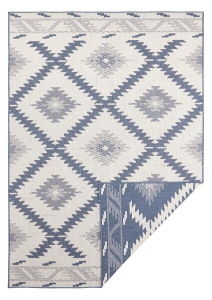 Plavo-krem vanjski tepih NORTHRUGS Malibu, 80 x 150 cm