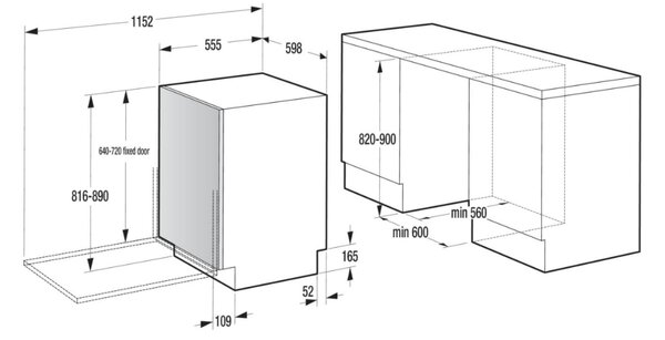 PERILICA POSUĐA GORENJE GV 663A66