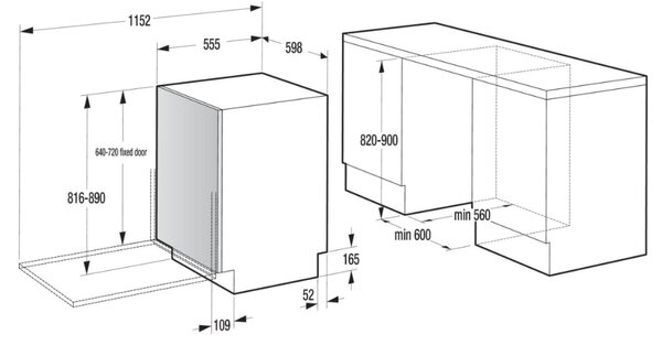 PERILICA POSUĐA GORENJE GV 642C65