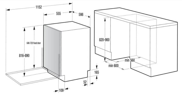 PERILICA POSUĐA GORENJE GV 663A65