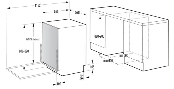 PERILICA POSUĐA GORENJE GV 663D65
