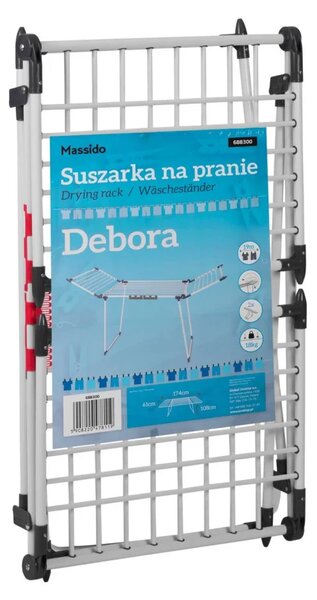 Debora sklopiva sušilica rublja bijela 19 m
