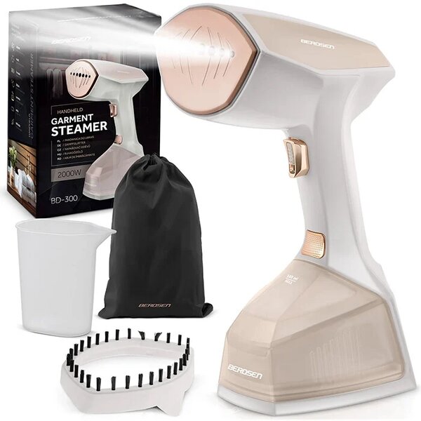 Pegla za odjeću na paru 2000 W Berdsen BD-300 beige