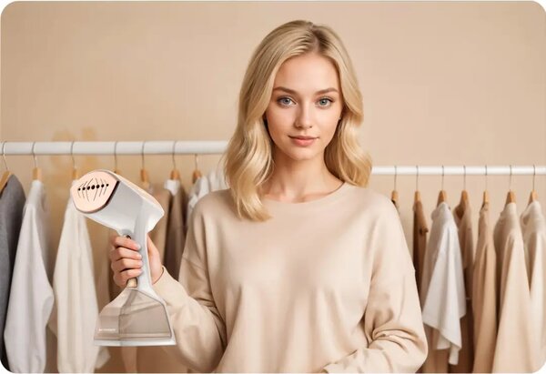 Pegla za odjeću na paru 2000 W Berdsen BD-300 beige