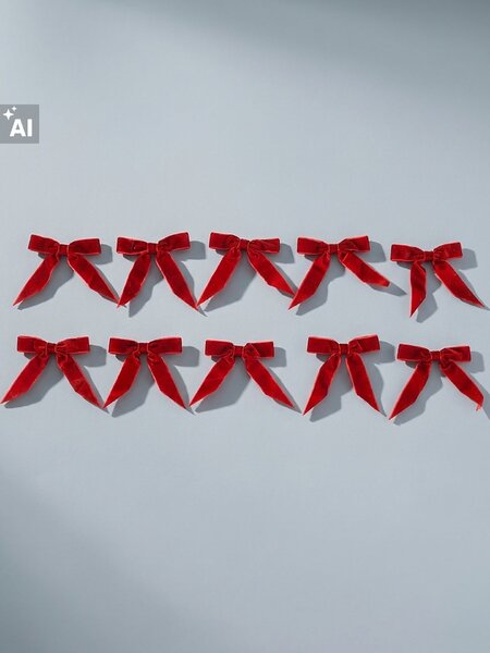 Sinsay - Baršunaste božićne mašne 10 pack