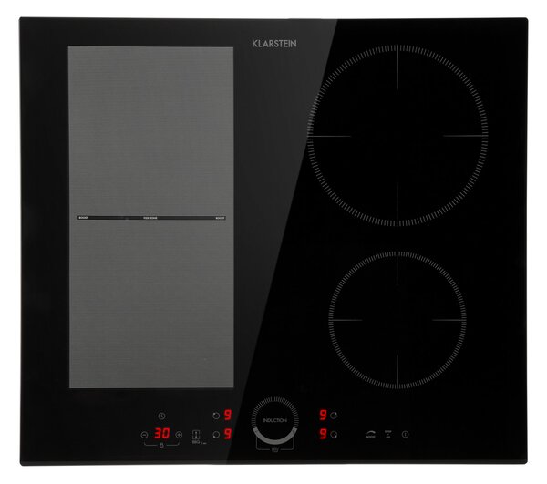 Klarstein Delicatessa 60 Hybrid, indukcijska ploča za kuhanje, 4 zone, 7000 W